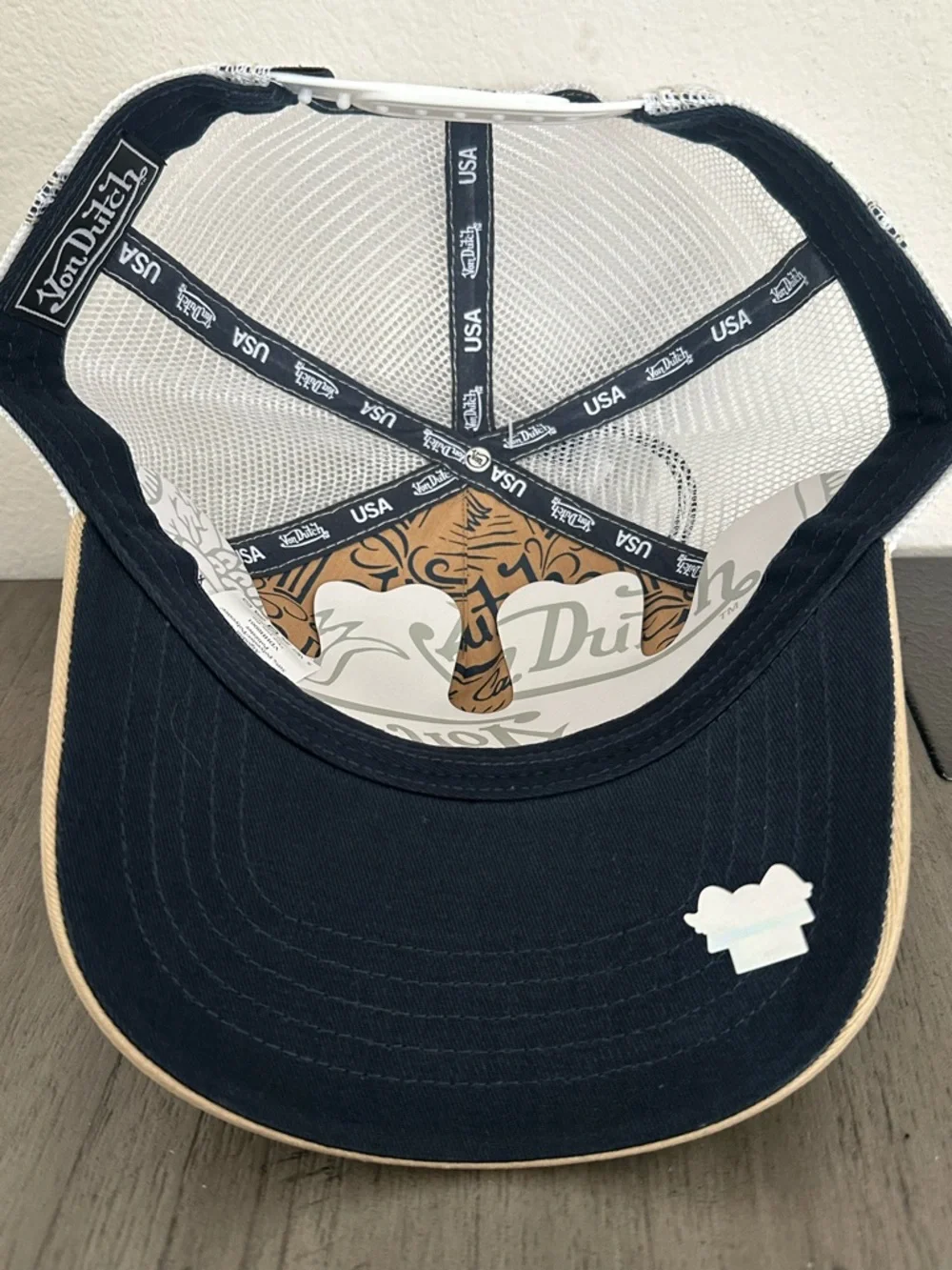 Von Dutch Navy With Tan Trucker